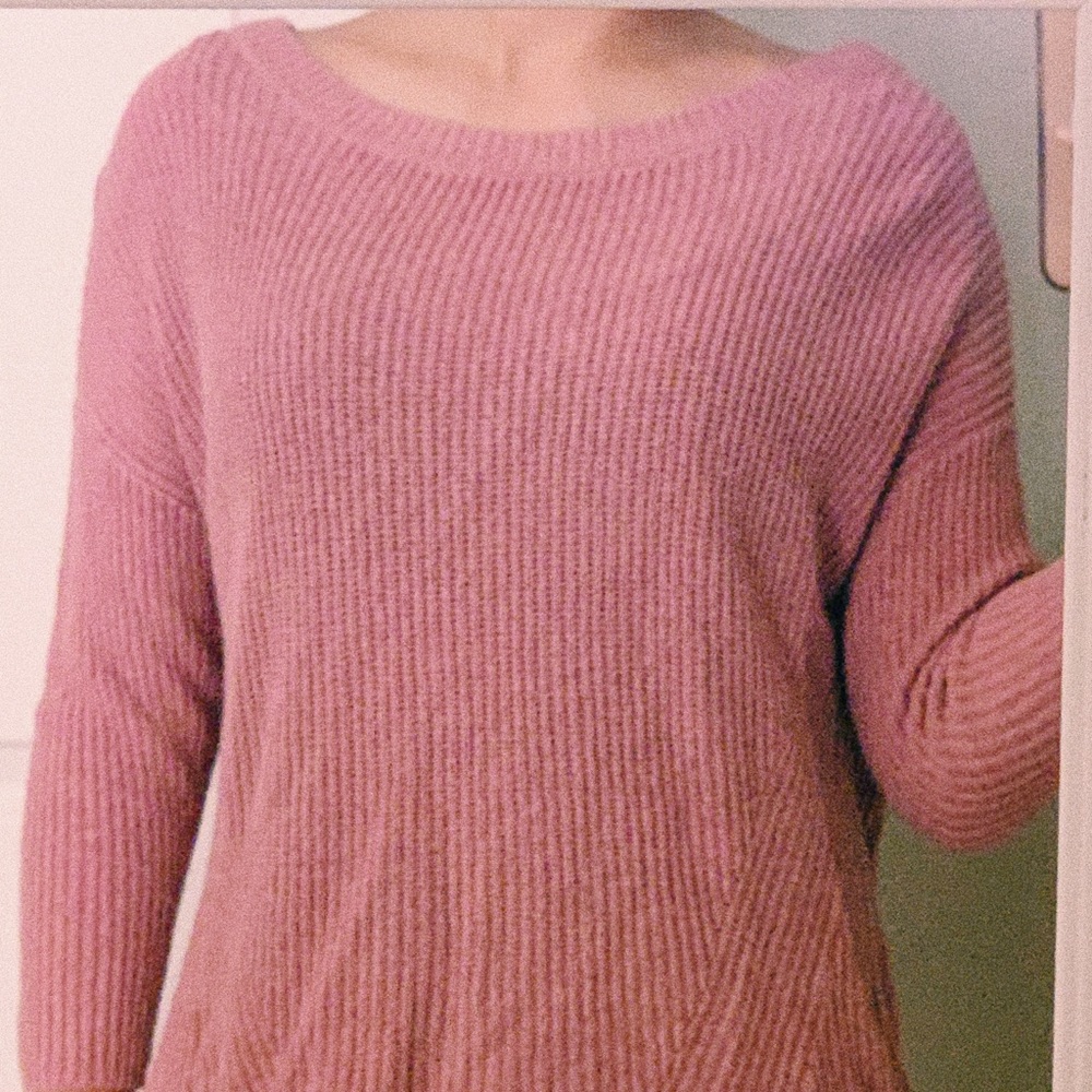 Pink Knit Sweater